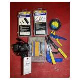 GROUP OF ELECTRICAL ITEMS, BUTT CONNECTORS, HEAT S