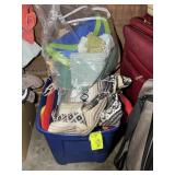 GROUP OF BLANKETS AND PLACE MATS