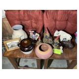 GROUP OF FIGURINES AND POTTERY, TOM CLARK GNOMES