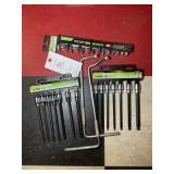 GROUP OF PITTSBURGH TOOLS, CROW FOOT WRENCHES, HEX