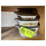GROUP OF CORNINGWARE DISHES