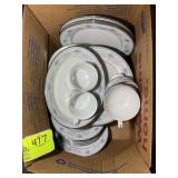 APPROX 33 PCS OF CHRISTINE CHINA, NORITAKE BLUEHIL