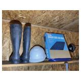 CONTENTS OF TOP SHELF AND SHED INCLUDING QUEEN SIZ