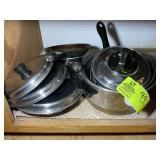 GROUP OF MISC POTS AND PANS