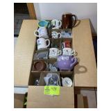 LARGE GROUP OF ASSORTED GLASSWARE AND MUGS