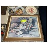 GROUP OF NATIVE AMERICAN THEMED WALL ART DECORATIV