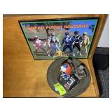 GROUP INCLUDING POWER RANGERS POSTER, DAVY CROCKET
