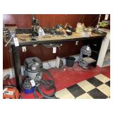 CRAFTSMAN METAL AND WOOD WORK BENCH 96 IN X 24 IN