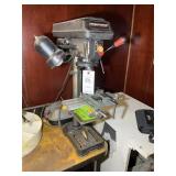 TASK FORCE BENCH TOP DRILL PRESS, 10 IN WITH COMPO