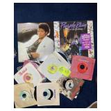 GROUP OF 45S AND ALBUMS, MICHAEL JACKSON, ROLLING