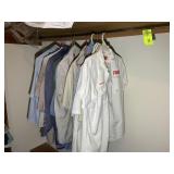 HANGING CONTENTS ON RIGHT SIDE OF MASTER CLOSET, W