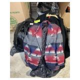 GROUP OF ASSORTED WOMENS CLOTHING, WOOL JACKET, ET