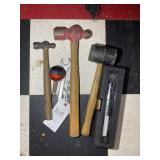 GROUP OF HAMMERS AND WRENCHES
