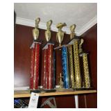 GROUP OF TROPHIES