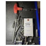 GROUP OF CRAFTSMAN AND OTHER SOCKETS, EXTENSIONS