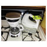 COFFEE POT AND HAND MIXER