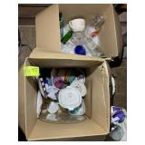 LARGE GROUP OF ASSORTED DISHES, CORNING WARE, BOTT