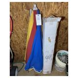 MULTICOLOR BEACH UMBRELLA AND CAROLINA COVERS BY A