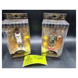 PAIR OF FUNKO GOLD PREMIUM VINYL FIGURINES, IN ORI