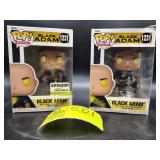 PAIR OF FUNKO POP MOVIES BLACK ADAM 1231, IN ORIGI