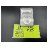 1885 MORGAN SILVER DOLLAR MINT MARK NONE, GRADED M