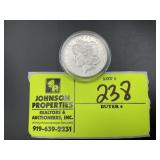 1878 MORGAN SILVER DOLLAR MINT MARK S, IN PROTECTI