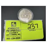 1921 MORGAN SILVER DOLLAR MINT MARK NONE, IN PROTE