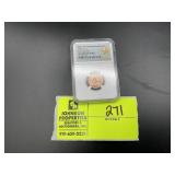 NGC FIRST W REVERSE PROOF CENT 2019 W 1C EARLY REL