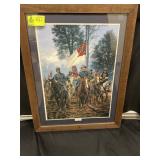 FRAMED AND MATTED PRINT, TITLED OLD JUBILEE, SPRIN
