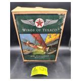 WINGS OF TEXACO DIE-CAST METAL COIN BANK, 1931 STE