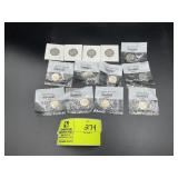 GROUP OF MISC NICKELS, JEFFERSON 5C OCEAN VIEW, JE