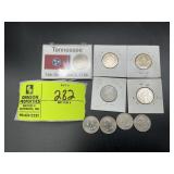 GROUP OF MISC STATE QUARTERS, 2012, 2000, 2001, OT