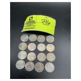 GROUP OF 2007 STATE QUARTERS, 4 DOLLAR FACE VALUE