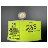 2005 1/10 OZ FINE GOLD FIVE DOLLAR COIN