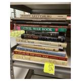 GROUP OF CIVIL WAR THEMED BOOKS VARIOUS TITLES AND