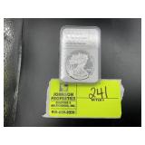 2020 AMERICAN SILVER EAGLE ONE DOLLAR COIN MINT MA