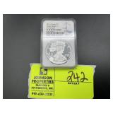 2021 AMERICAN SILVER EAGLE HERALDIC EAGLE ONE DOLL