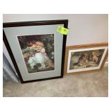 PAIR OF PRINTS, 22 IN X 32 IN AND 19 IN X 23 IN