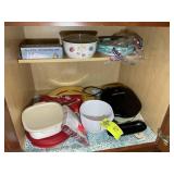 ITEMS IN LOWER RIGHT CABINET, GEORGE FOREMAN, SERV