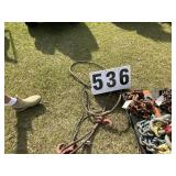 Chain with hooks and cables