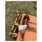 Group of 3 ratcheting chain binders