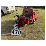 SDLANCH Unused IRET13 Electric Tricycle with Utili