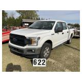 2019 Ford F150 XLT crewcab white 4x4