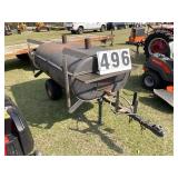 Pig Cooker Gas/wood/charcoal 67inx42in New tires