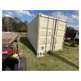 20ft shipping Container double doors on end.  HPCU