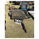 2000 4 1/2 x 7 tilt trailer                   VIN/