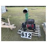 Billy goat debris loader with dual shredder