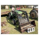 John Deere 955 Tractor with Front end loader 53in