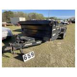 2017 Iron bull dump trailer 7ft x 16ft