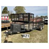 76in x 16ft Tandem axle trailer leondard